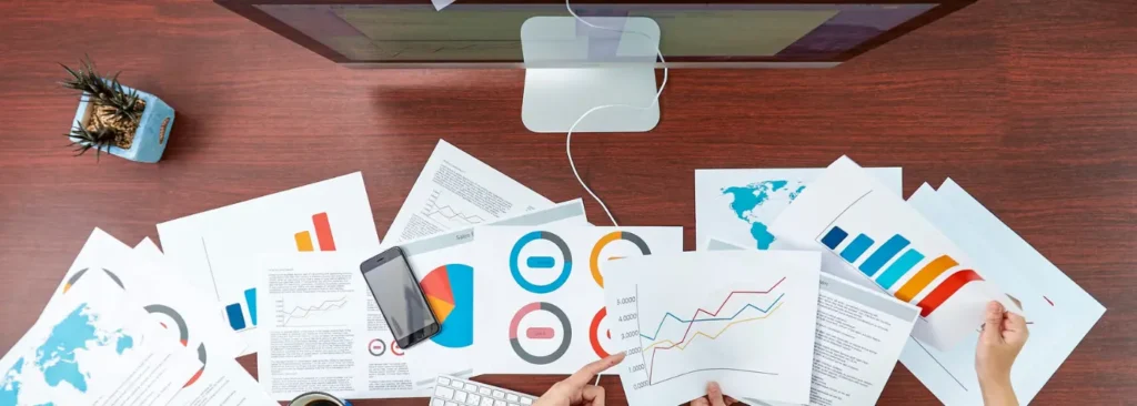 Sales data and pipeline reports used to track follow-up and deal progression.